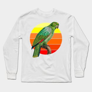 The Southern Mealy Amazon retro sunset Long Sleeve T-Shirt